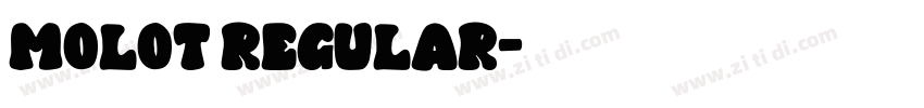 Molot Regular字体转换